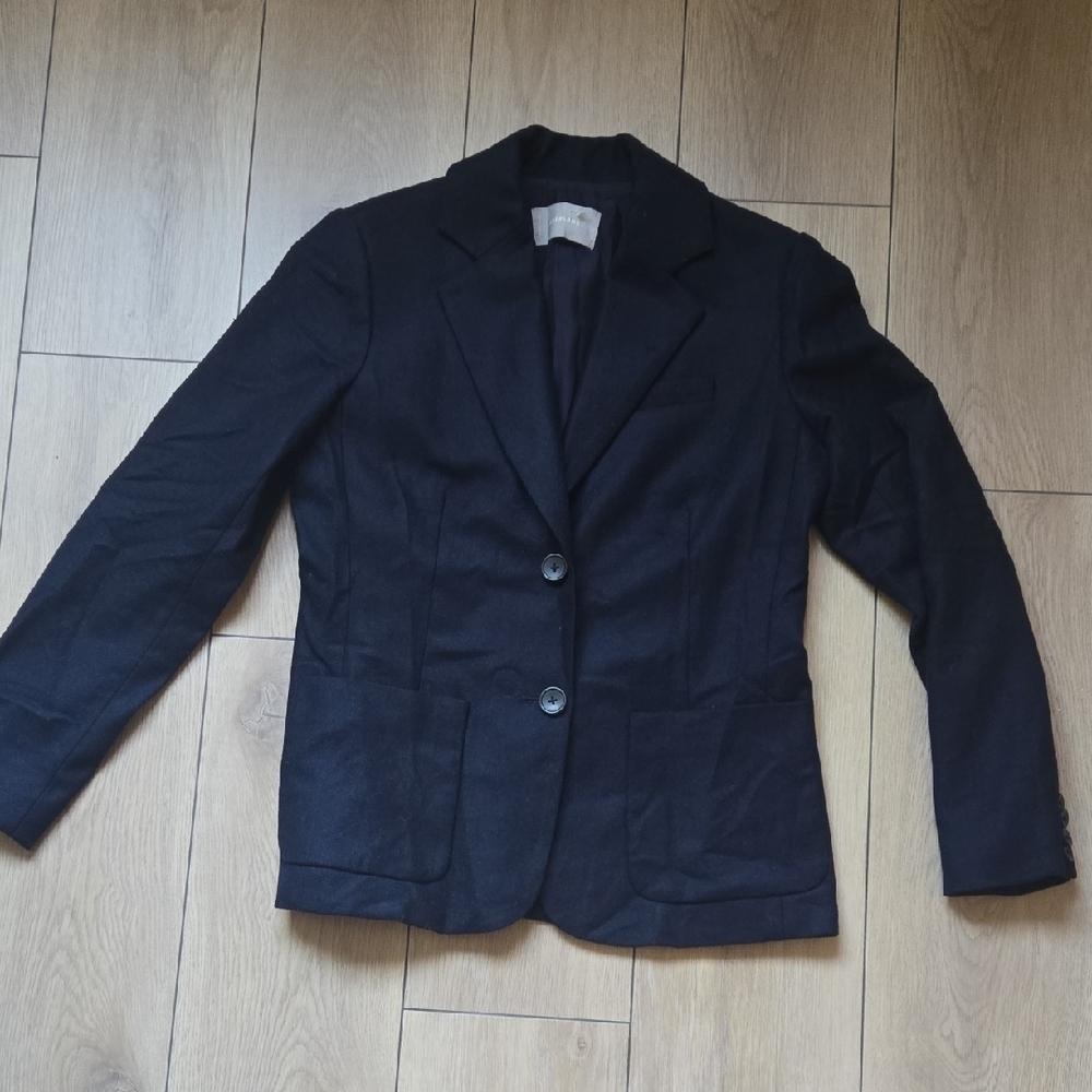 EVERLANE The Wool Academy Blazer Navy Womens Sz 4